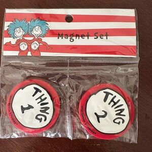 Thing one and two magnet set New